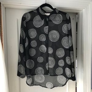 Chico’s Sheer Button Down